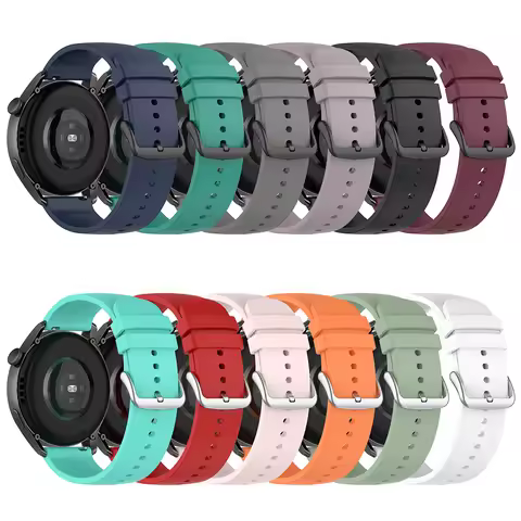 Silicone Strap For Huawei Watch GT 3 GT3 GT2 46mm 42mm Replacement 20mm 22mm Watch Band for Huawei W