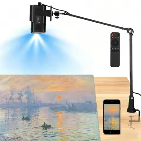 85DB 1280P Drawing Projector With Adjustable Stand For Art Tracing And Sketching For Artists And Stu