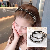 appleinmyeyes Butterfly Braided Hair Hoop Broken Hair Artifact Braided Bangs Headband Female Clip Fa