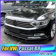 Passat B8 Car Front Bumper Lip For Volkswagen Splitter Diffuser Body Kit Spoiler Trim Tuning For VW 
