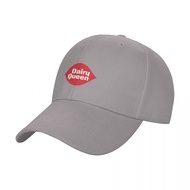 New Available Dairy Queen Logo Baseball Cap Men Women Fashion Polyester Solid Color Curved Brim Hat 