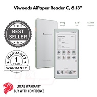 Viwoods AiPaper Reader C, 6.13'' Color screen EInk eReader ebook 4G Ultra-Thin & Light 128GB noteboo