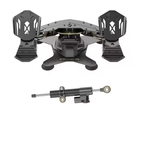 MOZA MRP Metal Rudder Pedals Mechanical Flight Simulator Rudder & Brake Pedals For DCS Microsoft Fli