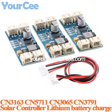 2pcs/1pc Solar Panel Regulator Controller Module CN3791 CN3163 CN3065 CN5711 Solar Lipo Lithium Batt