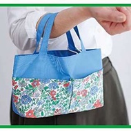 日本雜誌附錄 小清新碎花多口袋手拎內膽包 包中包 收納包