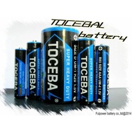 [Ready Stock] [Per Box] Tocebal 1.5V Super Heavy Duty Battery AA/ AAA 1box 60pcs