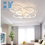 LED Ceiling Light, 8 Circle Ceiling Light - Remote control included