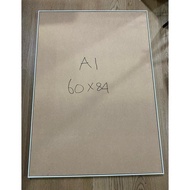 Block frame minimalist frame/ size 60x84 60 x 84 A1 Photo/