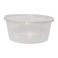Pp Plastic Microwavable Round Container With Lid 3000Ml Ø237Mmx103Mm