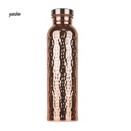 yuanzhen Copper Water Bottle 800ml Copper Bottle 800ml Copper Sports Water Bottle Leakproof Hammer P