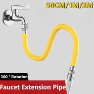 Faucet Extension Pipe With Universal Connector Faucet Extender Extended Water Pipe 360° Rotating Ext
