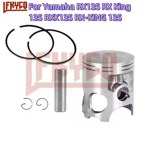 Engine Parts 58mm Bore for Yamaha RX135 RX King 135 RXK135 RX-KING 135 3KA-E1311-31 Piston Pin Rings