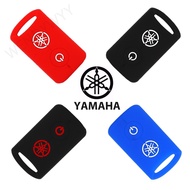 Silicone Key Remote Cover Key Case For YAMAHA NVX 155 / XMAX 300 / AEROX 155 Motorcycle