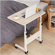 Bedside Desk C-shaped Base Laptop Desk Home Office Mobile Lap Table, Days Overbed Table, Mobile Computer Stand Desk Portable Side Table for Bed Sofa Wheels Side Table Comfortable anniversary
