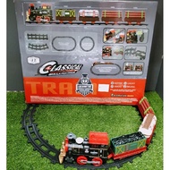 mainan classical smoke train / classic train / smoke train / keretapi berasap