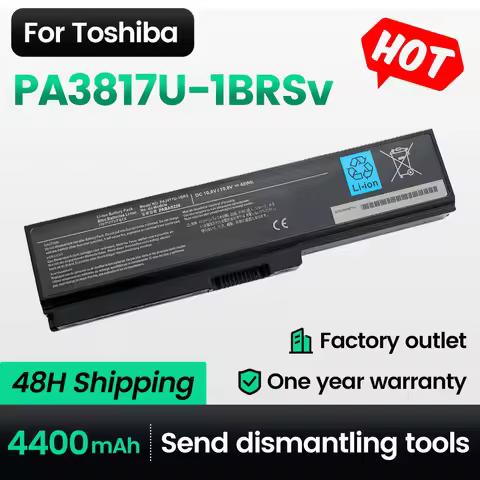 Keyuan PA3817U-1BRS 4400mAh for Toshiba Satellite P755 P745 L755 L755D L775 L775D L745 laptop batter