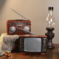 Vintage style TV home decor model