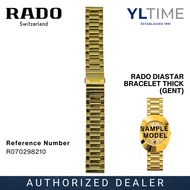 Rado DiaStar Bracelet Gold PVD Stainless Steel Think (Gent) R070298210 - Original strap from Switzer
