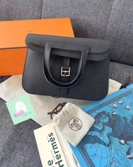 Hermès Halzan 25 黑銀