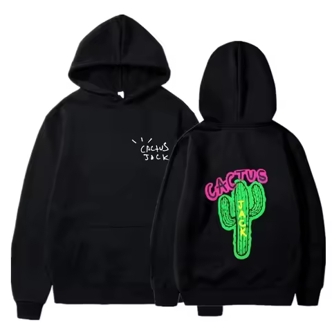 Women Hoodie Cactus Jack Cotton Sweatshirt Print Oversized Astroworld Pullover Hoody Hip Hop Travis