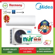 (𝟒 𝐒𝐓𝐀𝐑𝐒) MIDEA 1.0hp - 2.5hp Inverter Air Cond MSXS-10CRDN8/MSXS-13CRDN8 /MSXS-19CRDN8 /MSXS-25CRDN