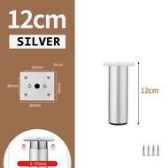 Onuobao 1.5" Dia High Strength Aluminum Alloy Adjustable Furniture Feet Adjustable Sofa Feet Stainle