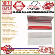 CIGARET PAPER KERTAS LINTING PAPIR MOON UNTUK KERAJINAN TANGAN SUDAH ADA LEM UKURAN 78MM / 110MM