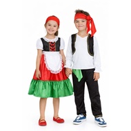 BAJUANAKUNIK HUNGARIA COUNTRY COSTUME/ COUNTRY COSTUME/ UN COSTUME/ DAY CARNIVAL COSTUME/ CHILDREN'S