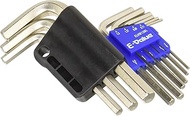 E-Value ELHW13NL Hex Key Wrench Set, 0.71, 0.89, 1.27, 1.5, 2, 2.5, 3, 4, 5, 5.5, 6, 8, 10mm