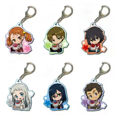 AnoHana: We Still Don't Know the Name of the Flower We Saw That Day Fans Gifts Acrylic Key Chains 6c