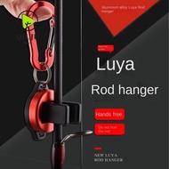 QIUJU BFS Fishing Tackle, Portable Aluminum Alloy Fishing Rod Holder, Tools Lure Quick Rod Assistant