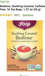 YOGI BEDTIME caffeine free herbal tea
