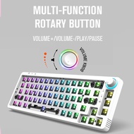 TOM680 Mechanical Keyboard DIY Kit 65% Customized Keyboard Kit Barebone Keyboard Hot Swappable 3 Mod