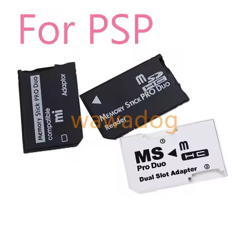 15pcs Gaming PSP 1000 2000 3000 TF to MS Card Holder Adapter System SD Conversion