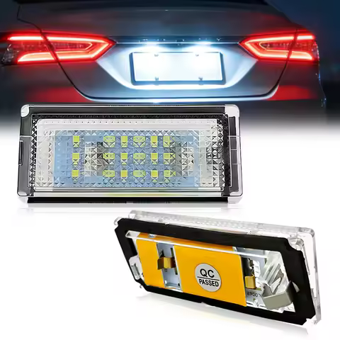 2pcs LED Car License Plate Number Lights Assembly For BMW E46 4D Sedan/5D Touring 3 Series Sedan Tou