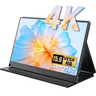 UPERFECT 【Local delivery】 4K Portable Monitor 15.6'inch UHD 3840x2160 Dual USB C Monitor Laptop D