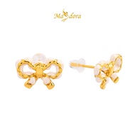 MASDORA 999 Gold Earring Earrings Emas - White Sugary Pretzel (EMAS 999/24K)
