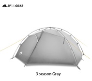 3F UL GEAR 3ฤดู Camping เต็นท์15D ไนลอนคู่กันน้ำเต็นท์สำหรับ2ท่าน