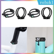 [Roluk] Bike Seatpost Clamp Lightweight Practical Seat Adapter for Riding Bicycling Biking Mountain Road Bikes Folding Bikes