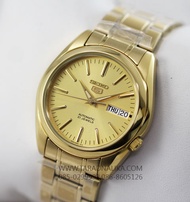 นาฬิกา SEIKO 5 Automatic SNKL48K1 เรือนทอง (ของแท้ รับประกันศูนย์)