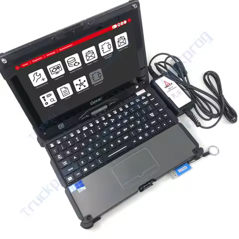 Getac Laptop for DEUTZ Key Dongle Diagnostic Kit EMR Communicator Deutz Decom SerDia 4.0 level6 Deut