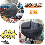 ct motor BKP Box Besar 32L With Cusion Seat RACK Box Size Box Saja ( Y15zr/135LC/Lagenda/Avantiz/Rs1