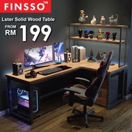 FINSSO:  [GAMING SERIES] GT004 L Shape Table / Study Table / Working Desk / Computer Table / Gaming 