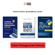 3-Book Package: A Guide to Coding Web, Python, Self-Taught Programming Master From Nol - Original