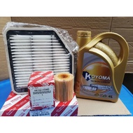 TOYOTA MARK X , LEXUS IS250 IS350 2004year-2010year OIL FILTER + AIR FILTER + KOYOMA 10W40 SEMI SYNT