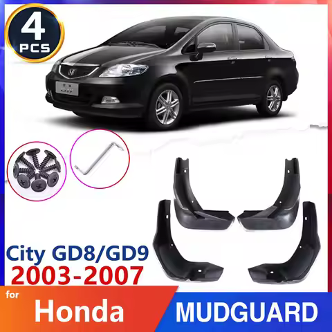 Car-Mud-Flap Tire Fender Mudguards for Honda City GD8 GD9 GM2 GM3 GM6 2003~2007 2004 2005 2006 Mudfl