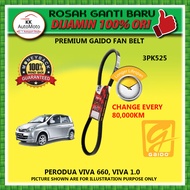 PERODUA VIVA 660 VIVA 1.0 GAIDO PREMIUM FAN BELT - 3PK525