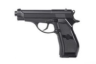 【HS漢斯】FS 華山 1001 M84 黑色全金屬6mm CO2直壓槍 手槍-FSC1001B