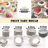 3.5cm/4.5cm/5cm/8cm Aluminium Acuan Kuih Tart/ Acuan Fruit Tart/ Cheese Tart Mould