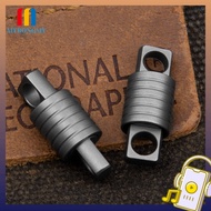 MYRONGMY Brass Keychain, Portable Ultra-light Titanium Alloy Keychain,  360° Rotatable EDC Keyring O